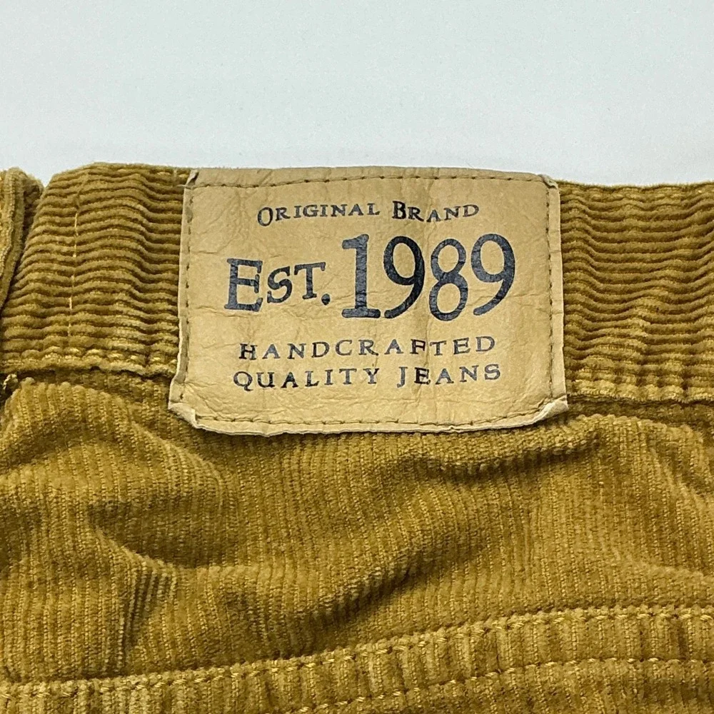 Children's Place Tan Corduroy Pants Kids Size 8 Adjustable Waist Straight Leg